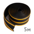 Демпфер стеновой резиновый, рулон 5 м (DKR-5000)